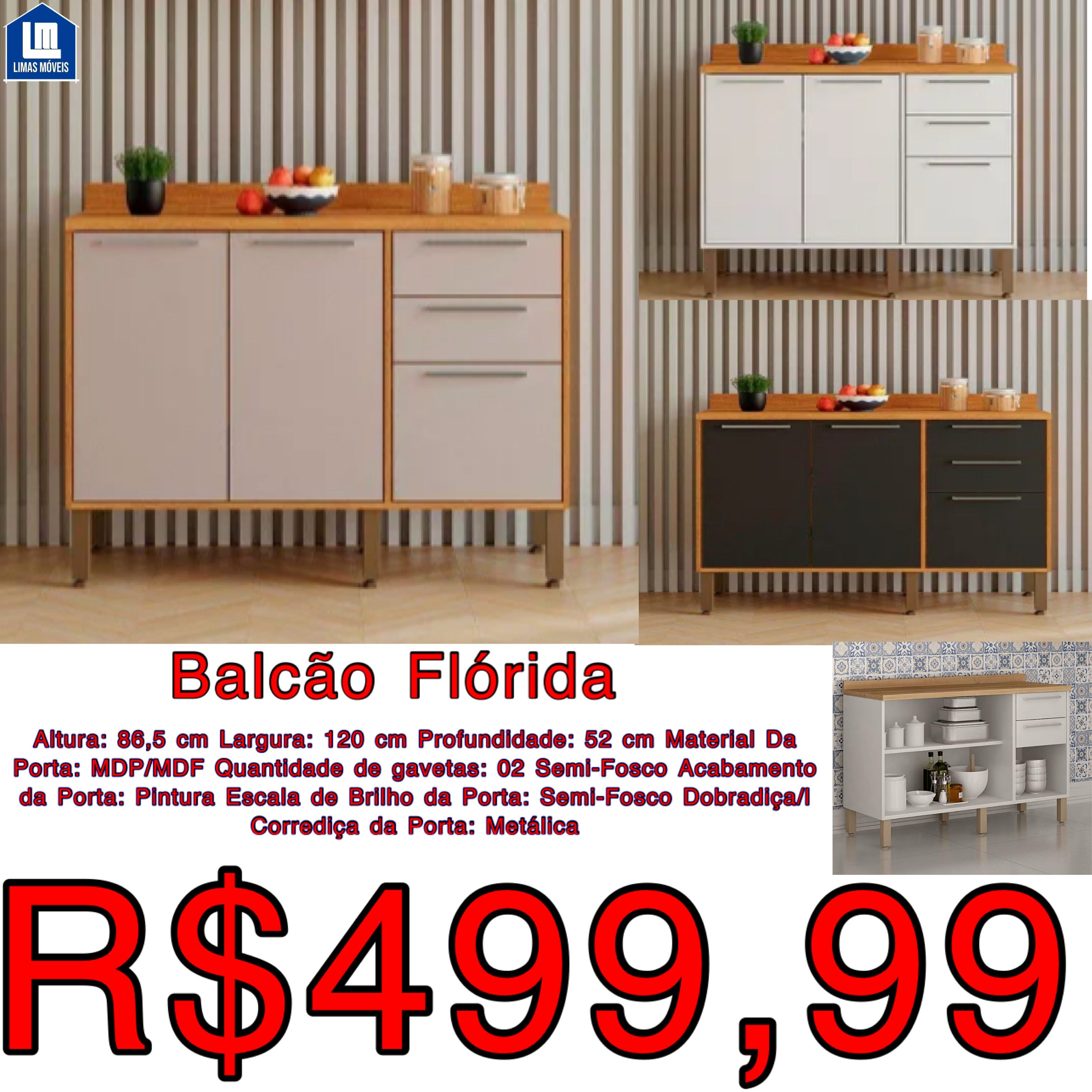 Balcão Flórida
